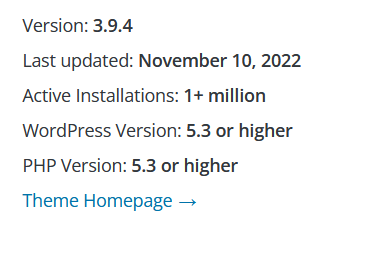 Image: WP Theme Page Stats