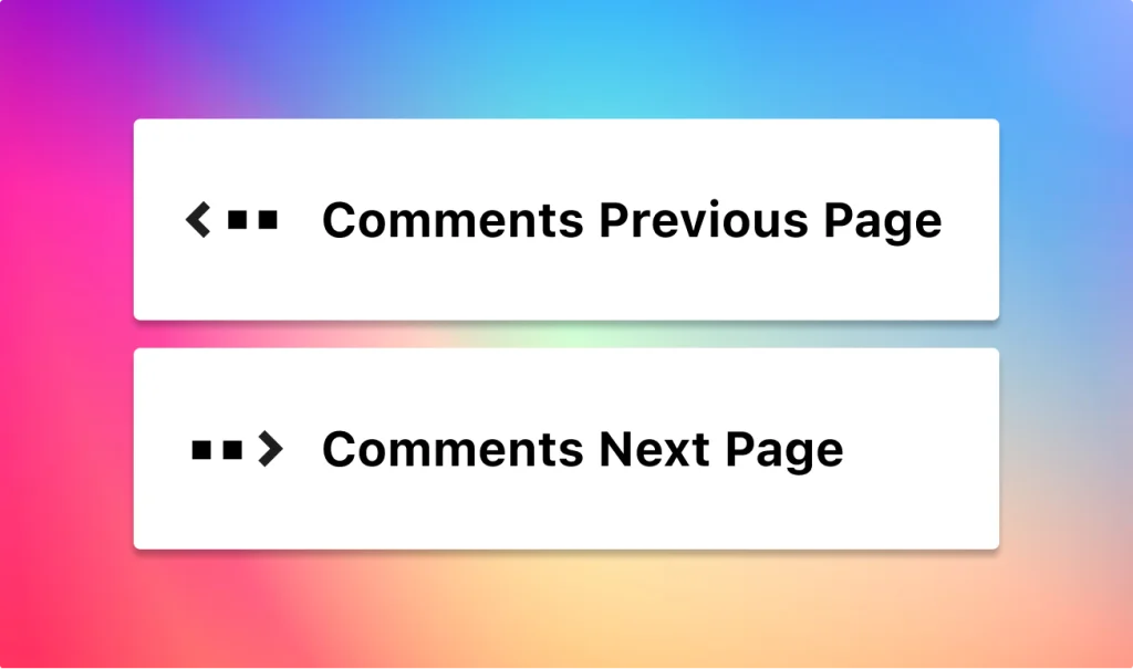 Image: Comments Preview Page