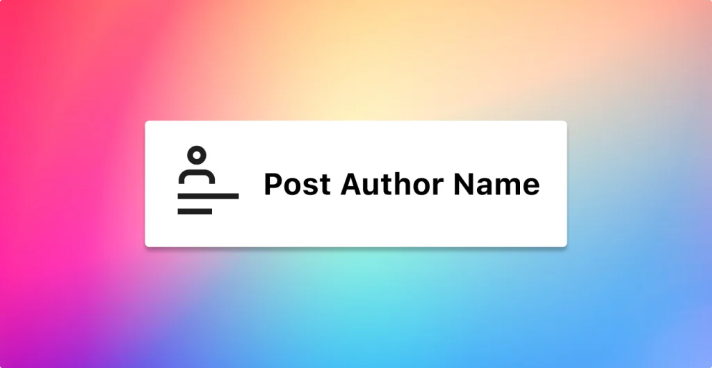 Image: Post Author Name