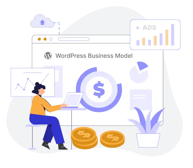 Featured image: WordPress business model &#8211; How does WordPress make money?