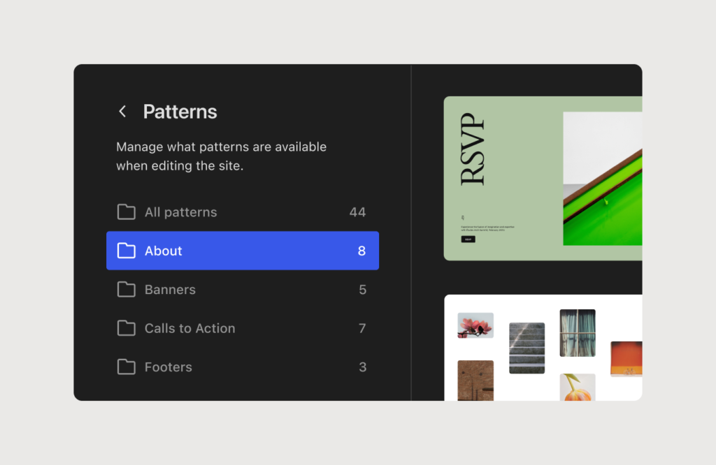 Image: Now Customize Patterns